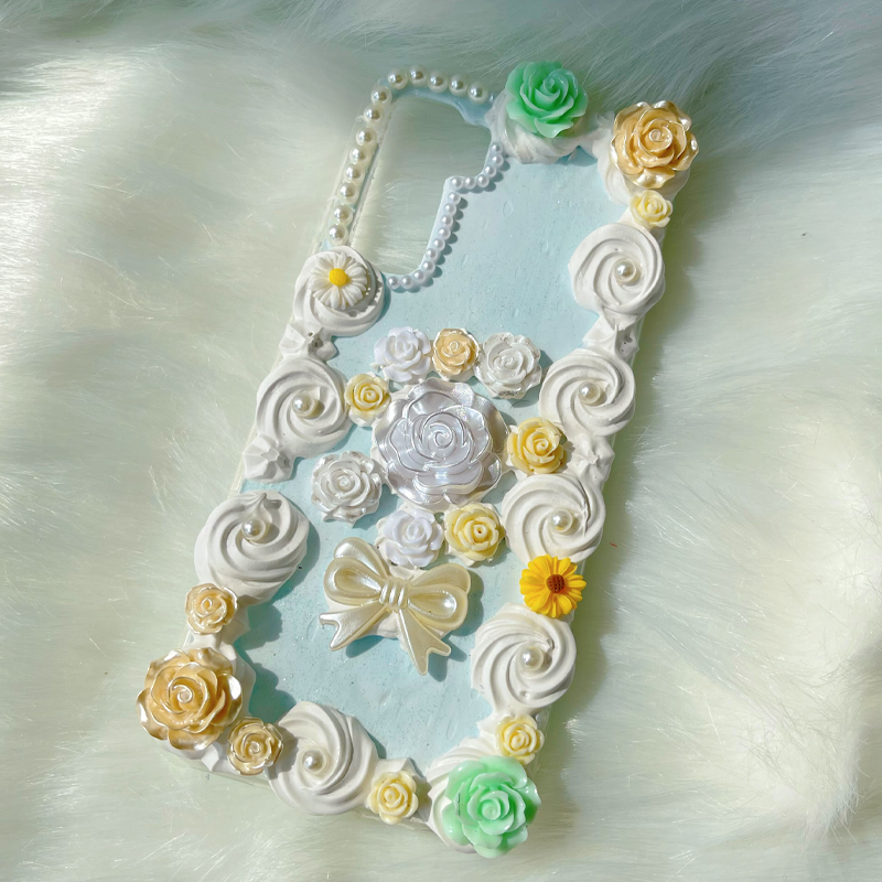 Colorful Flower,Whipped Cream Effect case, Custom phone case, for all device