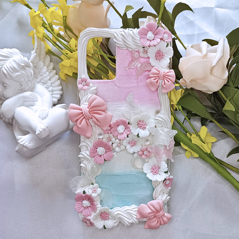 Flower Bush,Whipped Cream Effect case, Custom phone case, for all device