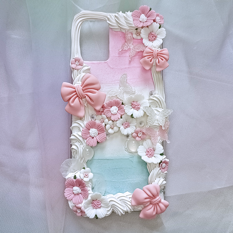 Flower Bush,Whipped Cream Effect case, Custom phone case, for all device