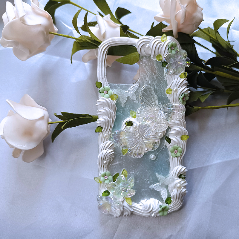 Spring Elegant Bloom,  Whipped Cream,Customizable,DIY