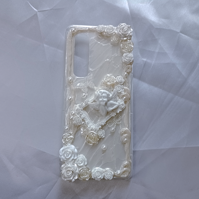 Baroque Angel Aesthetic Thinking Elegance,Whipped Cream,Customizable,DIY